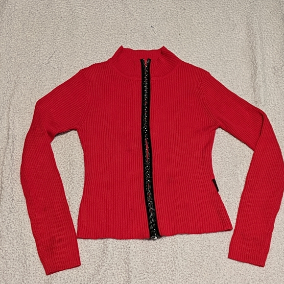 Joe Boxer Sweaters - ❤️Red sweater with zipper front❤️